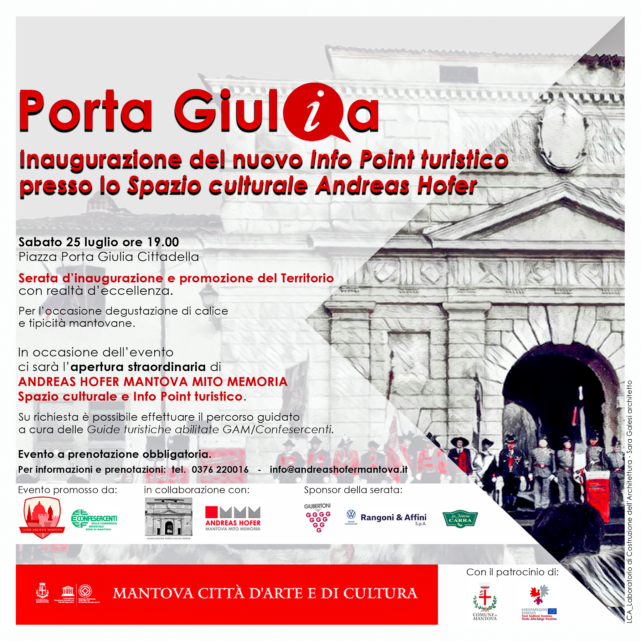Porta Giulia ist nun auch ein Tourismus-Infopoint