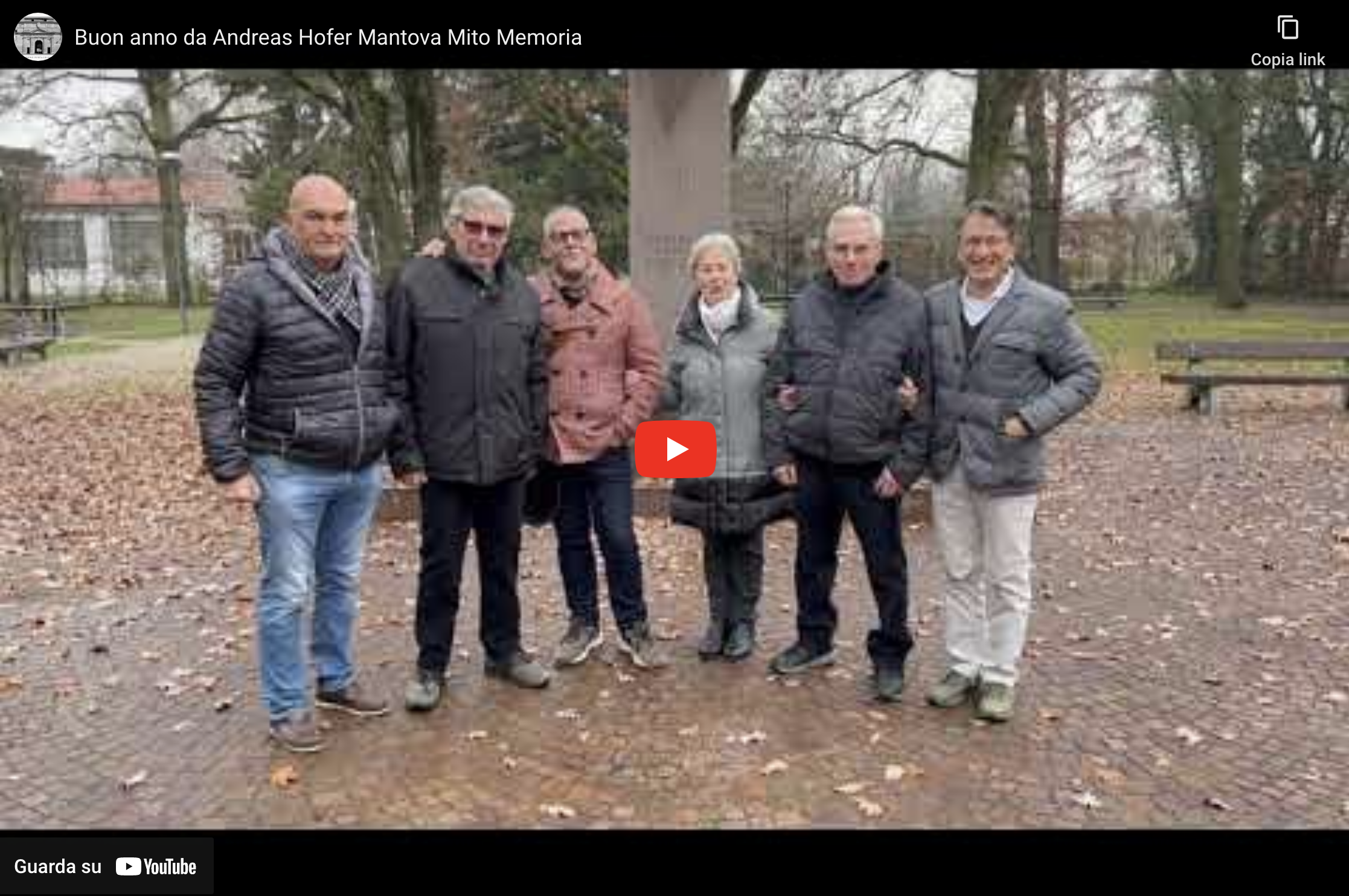 Happy 2023 von Andreas Hofer Mantova Mito Memoria und der PGH Association.