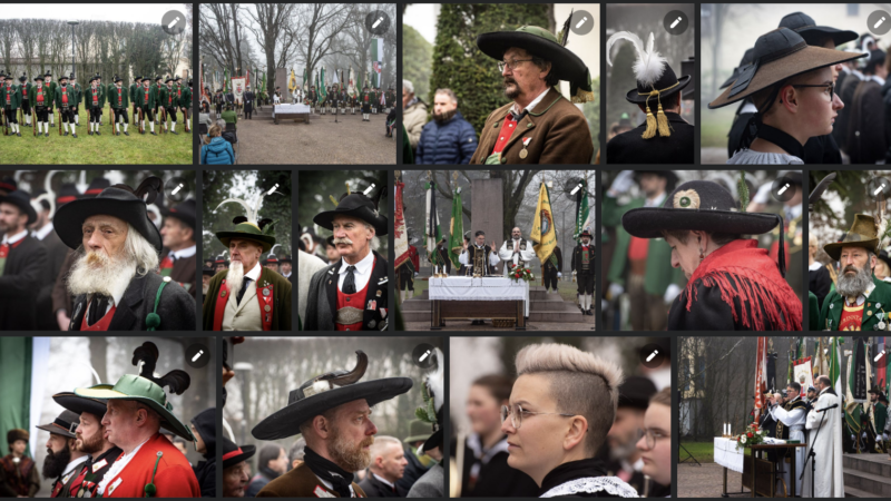 Commemorazione Andreas Hofer 18 feb 2023 – Foto di S. Pimazzoni